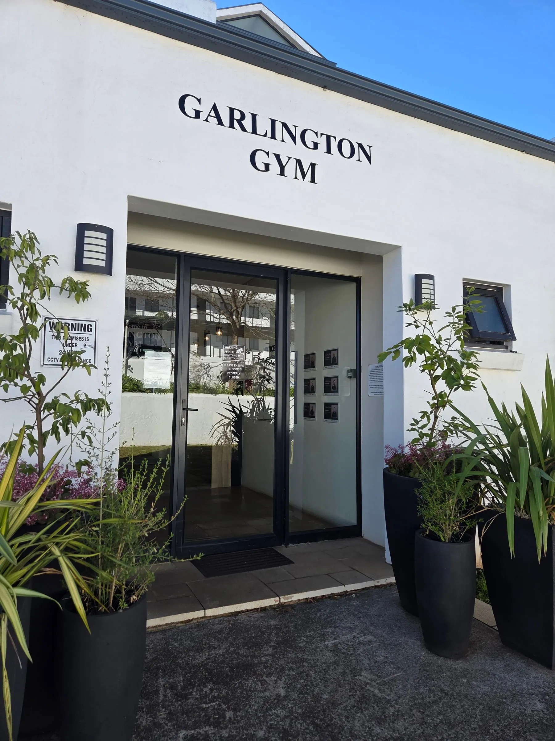 The entrance to Garlington Gym, home of Movewell Garlington